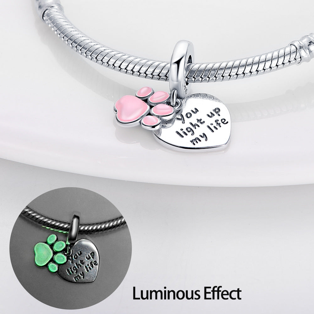 magic glow charm varianten – leuchtende & farbwechselnde diy-anhänger in 925 silber - lunastein