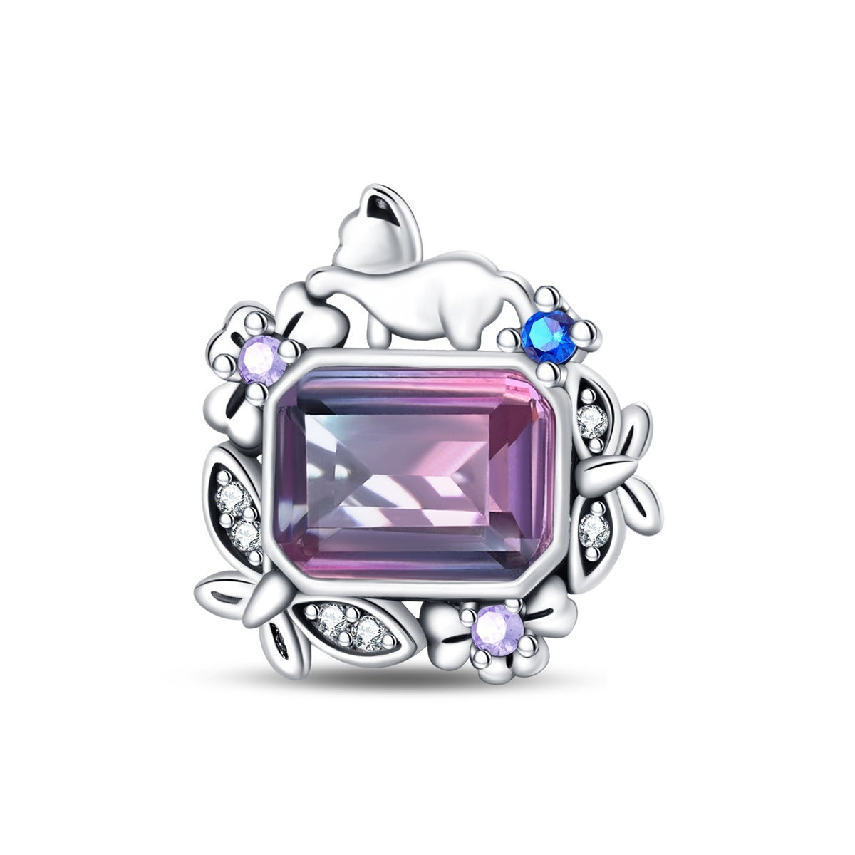 Glowing Luminous DIY Ornament – Leuchtende Frühlings-Charms aus Silberoptik - Lunastein