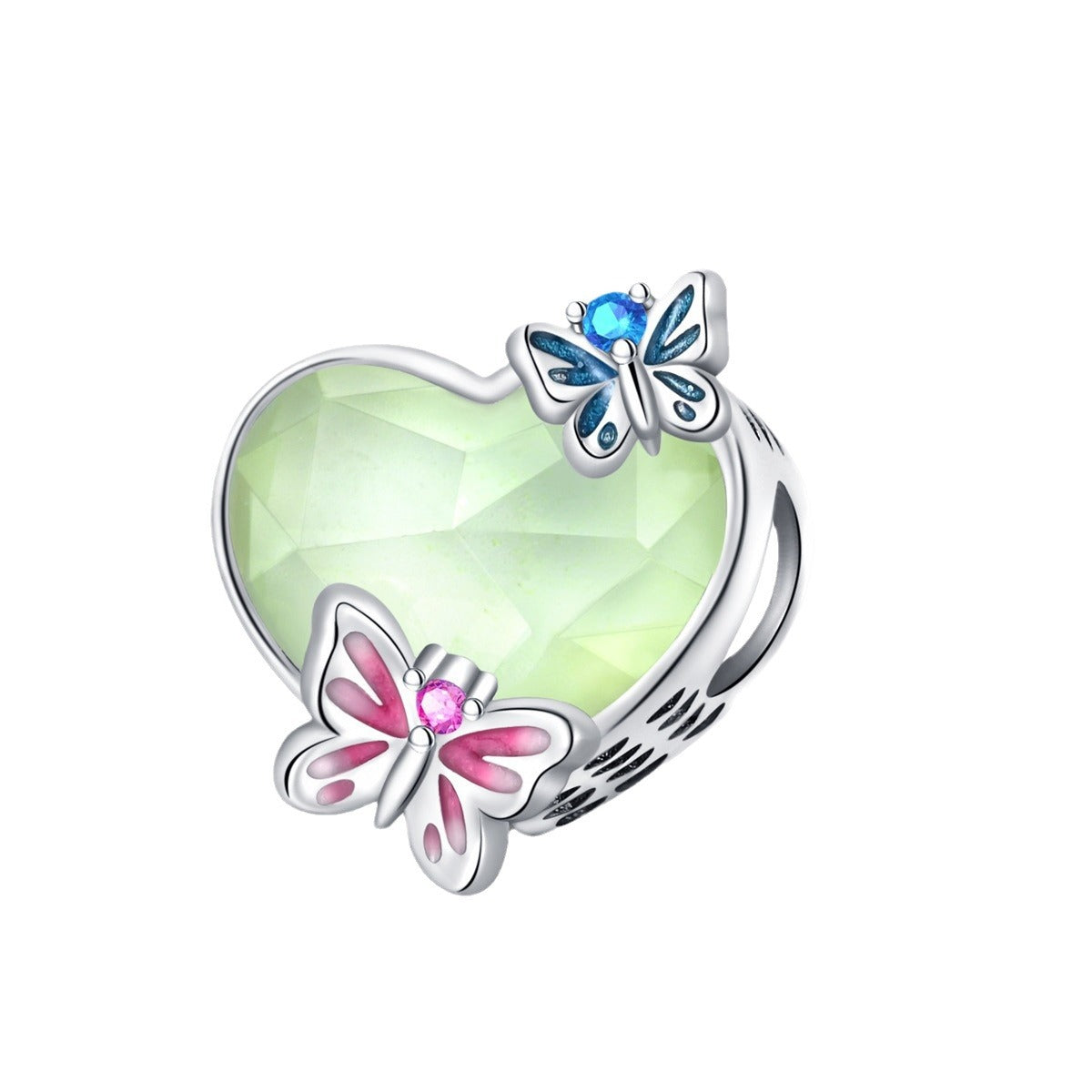 Glowing Luminous DIY Ornament – Leuchtende Frühlings-Charms aus Silberoptik - Lunastein