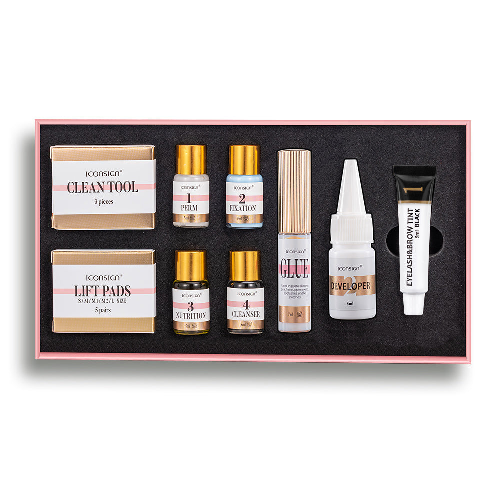 iconsign lash lift eyelash eyebrow dye tint kit lashes perm set brow lamination makeup tools schmuckneu