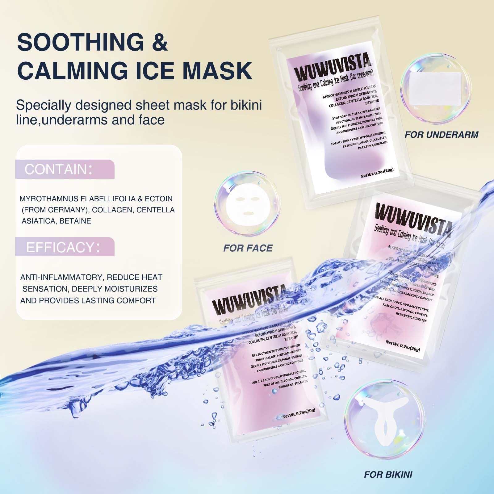 Waxing Kit WUWUVISTA 23 Items Hair Removal Wax Kit With Wax Warmer Waxing Beads For Face, Brazilian, Full Body, Bikini, Sensitiive Skin  Skin Suitable For Plugs Of American, European Specification SchmuckNeu