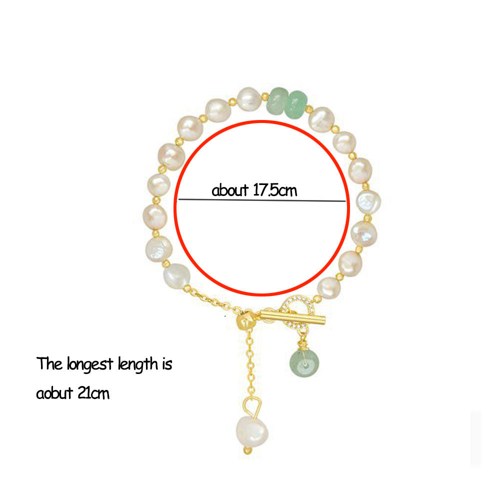 women irregular freshwater pearl adjustable bracelet schmuckneu
