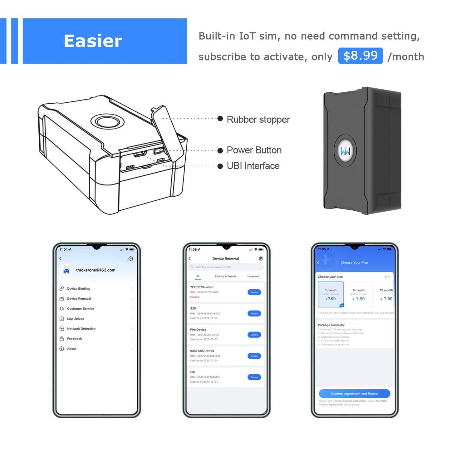 gps tracker auto echtzeitpositionierung online-tracking diebstahlschutz schmuckneu