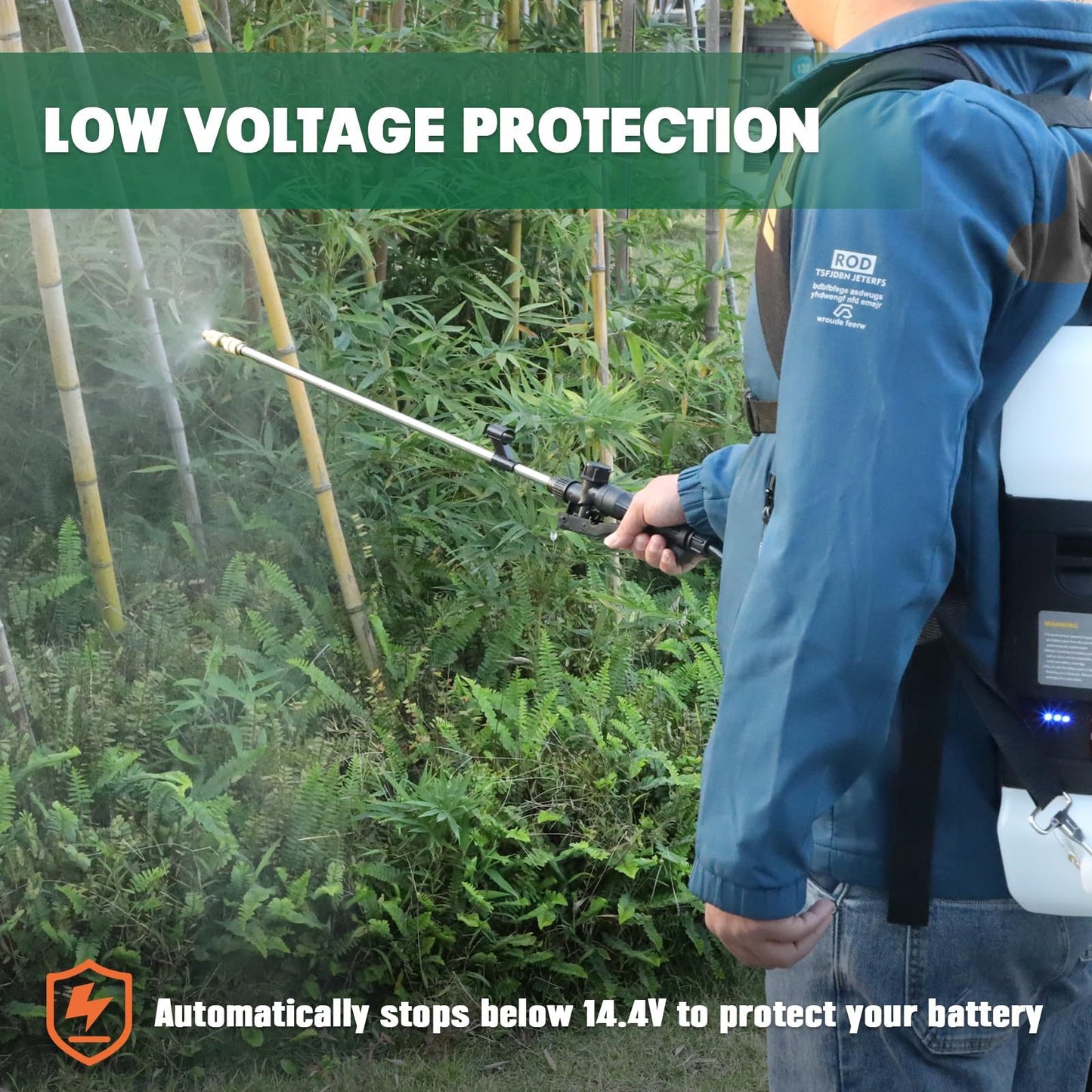 12 l 3gallon lawn garden sprayer compatible with18v battery