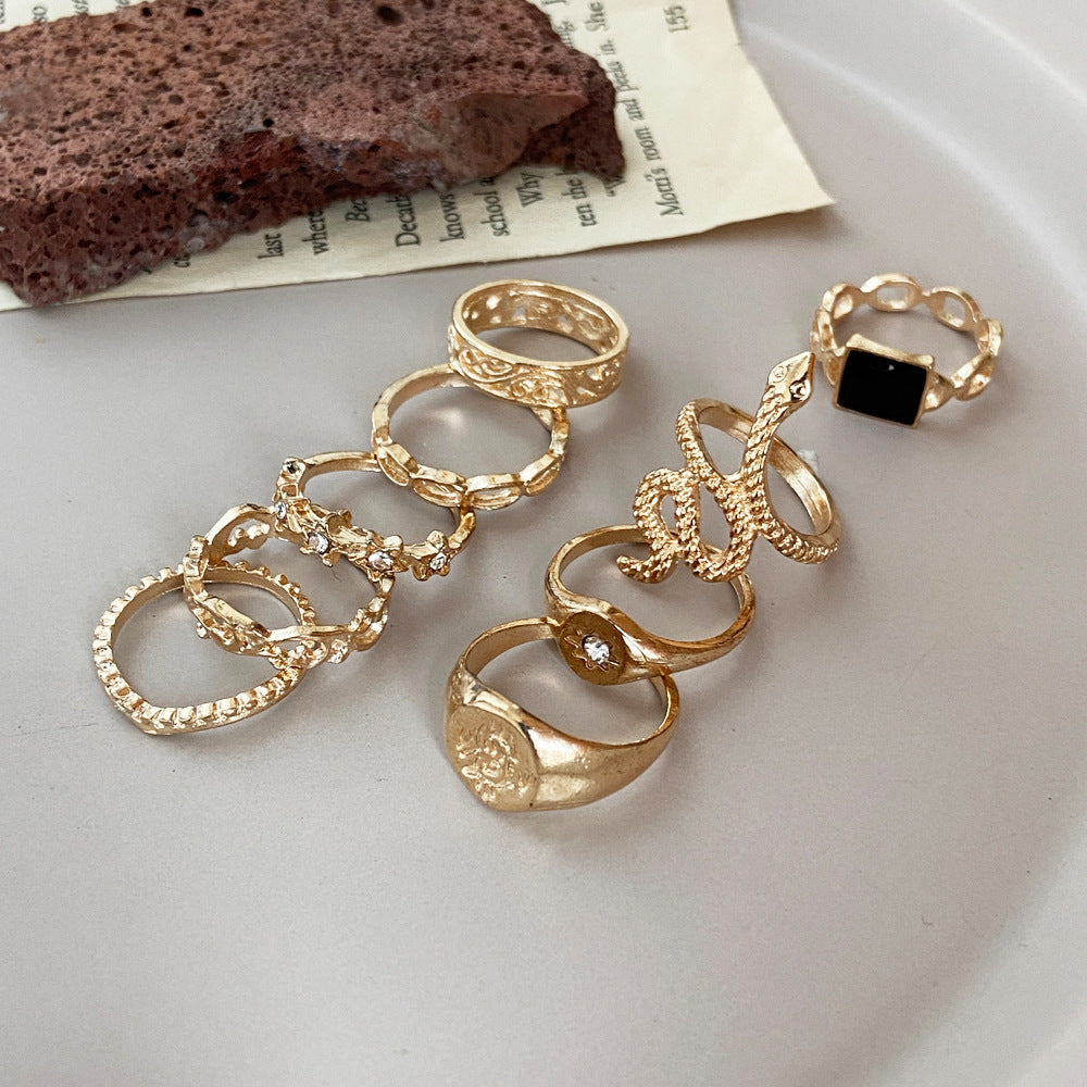 Ring Ins Small Joint Ring Set - Lunastein