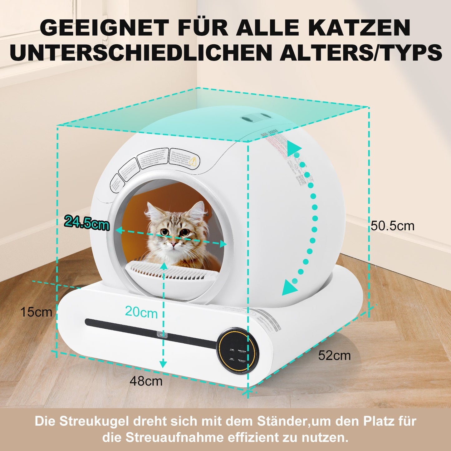 katzentoilette fur die reinigung aus kunststoff schmuckneu