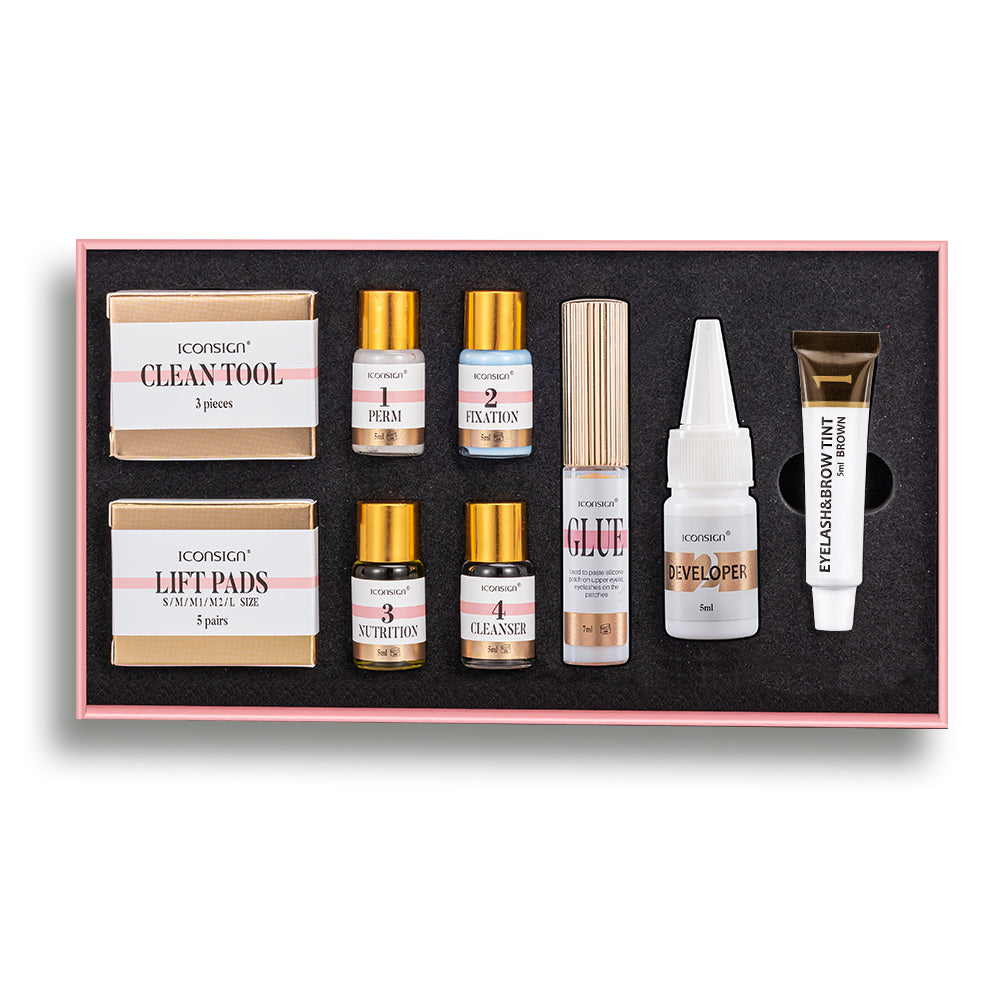 iconsign lash lift eyelash eyebrow dye tint kit lashes perm set brow lamination makeup tools schmuckneu