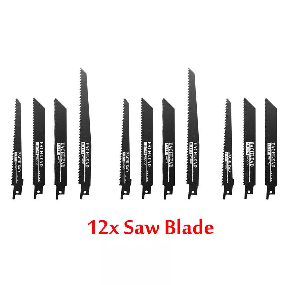 3000rpm Battery Saw With 12 Blades Electric Reciprocating Saw Tiger Saw SchmuckNeu