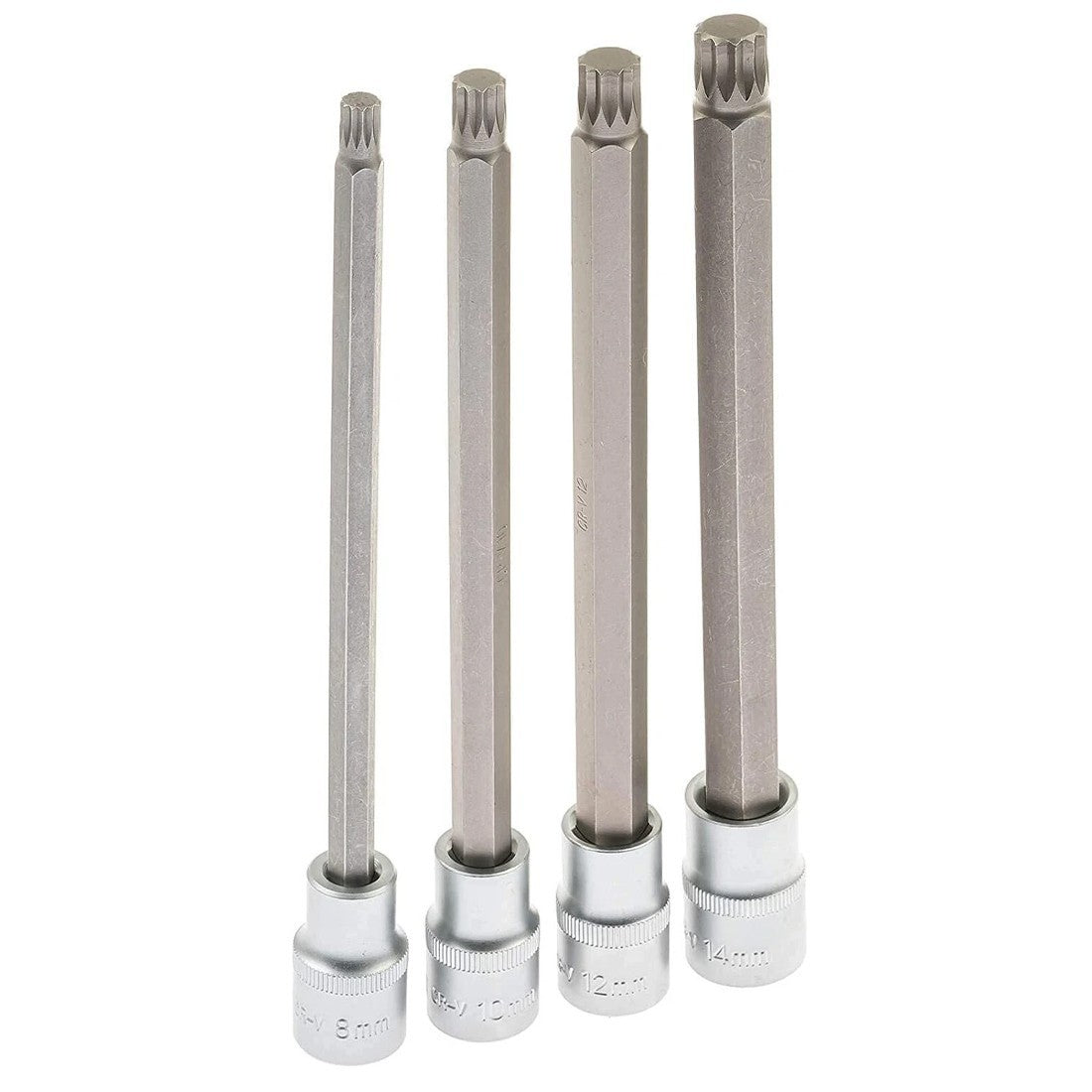 26 pcs internal multi-tooth socket wrench set box nut tool bit box nuts long short