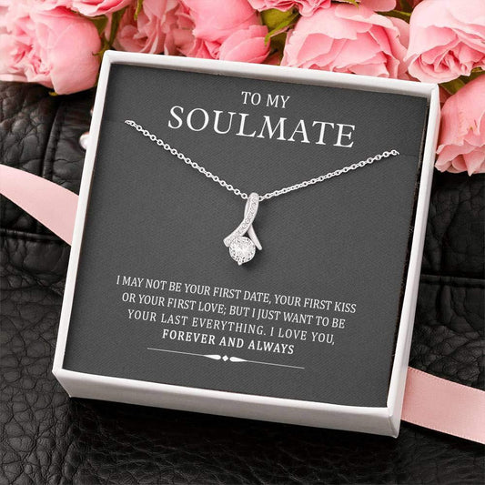 Für immer verbunden – Soulmate Halskette mit Zirkonia & Geschenkbox - Lunastein