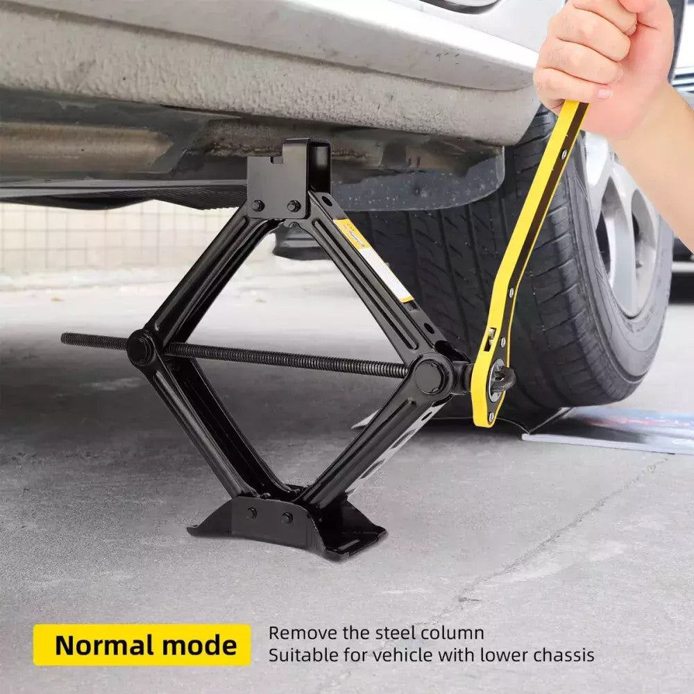 2025 car jack scissor jack lift for car-suv-mpv 2t with hand crank