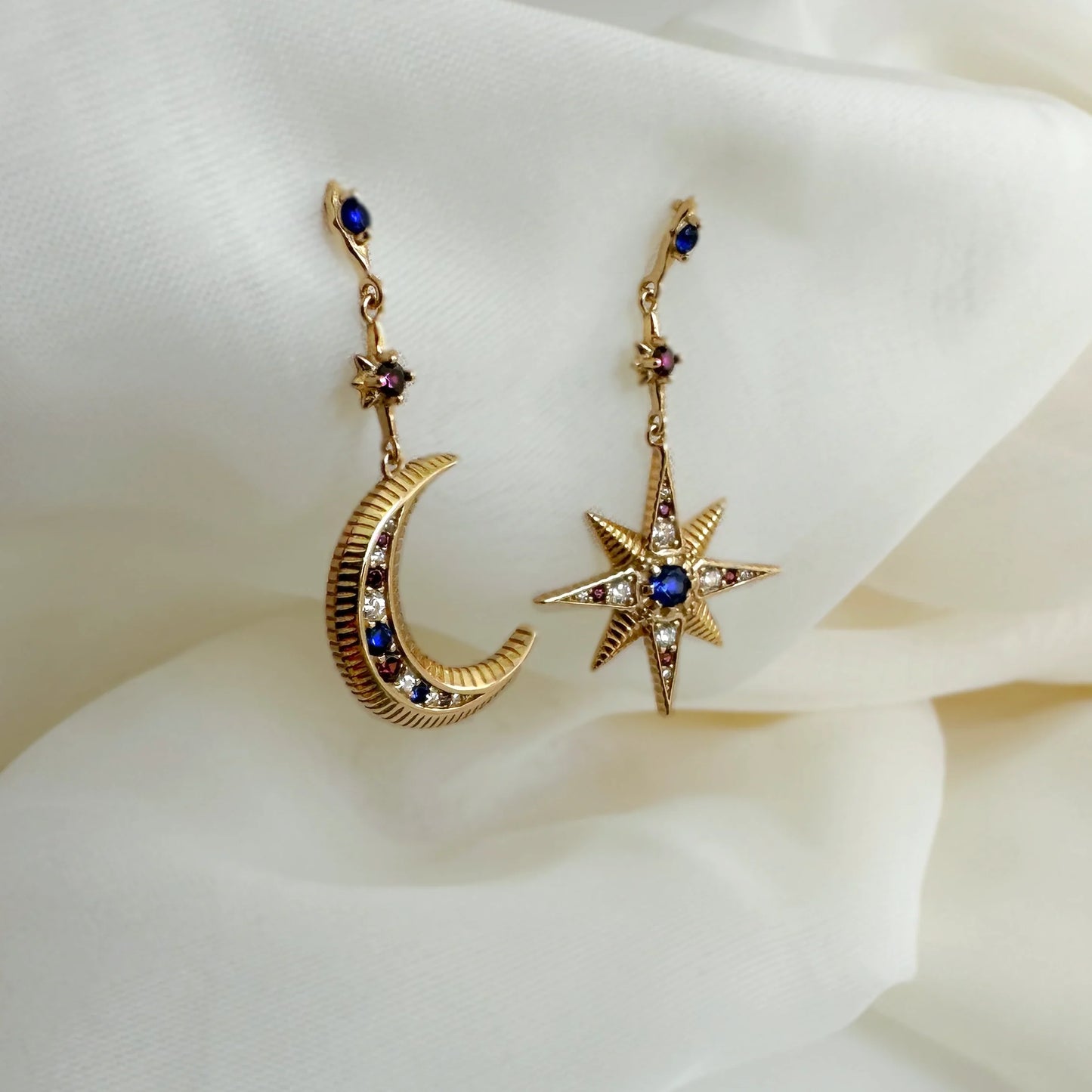 celeste moon & star studs-2