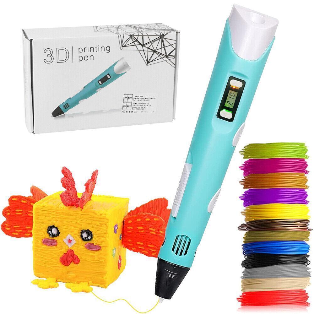 diy kinder 3d stifte set 3d druckstift pla filament 3d printing pen mit 12farben