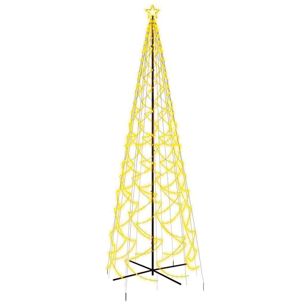 led christmas tree cone shape warm white 1400 leds 160x500 cm