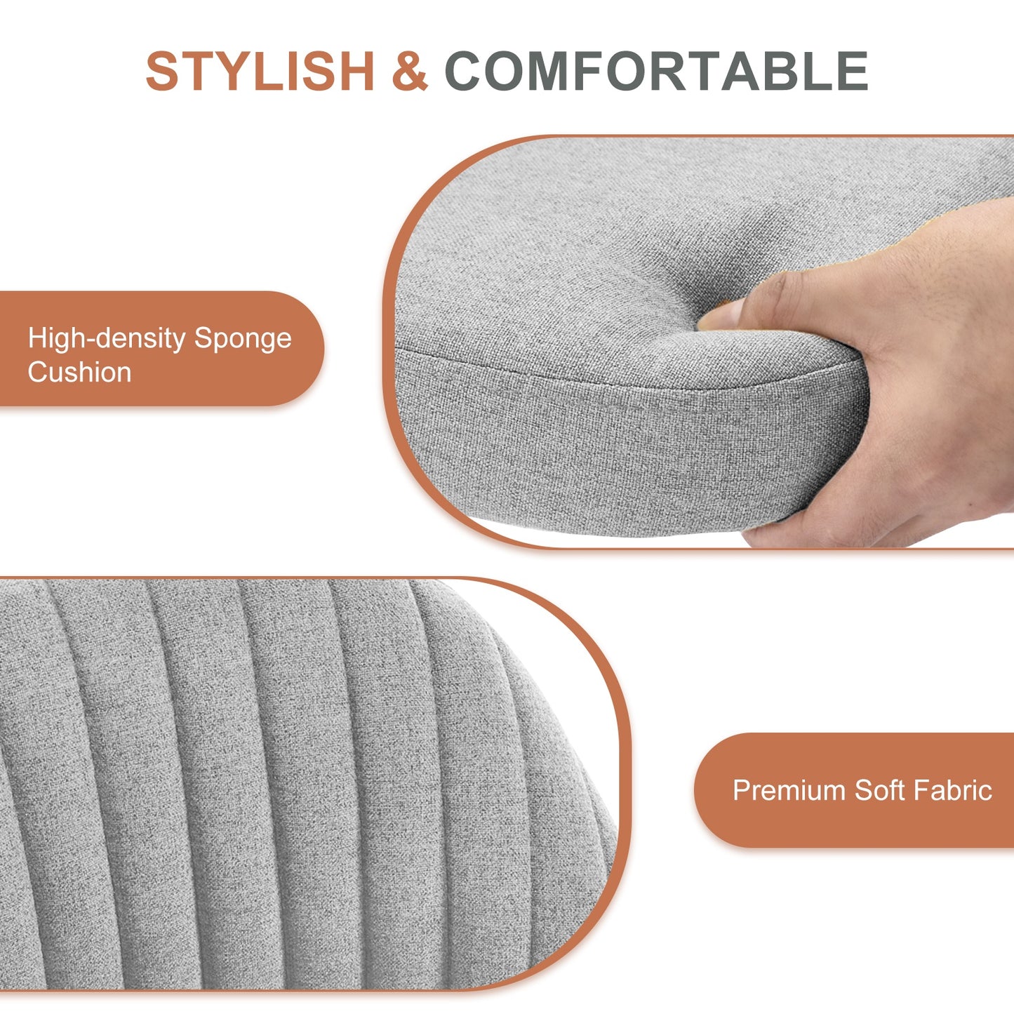 modern fabric armless adjustable swivel office desk chairs with wheels