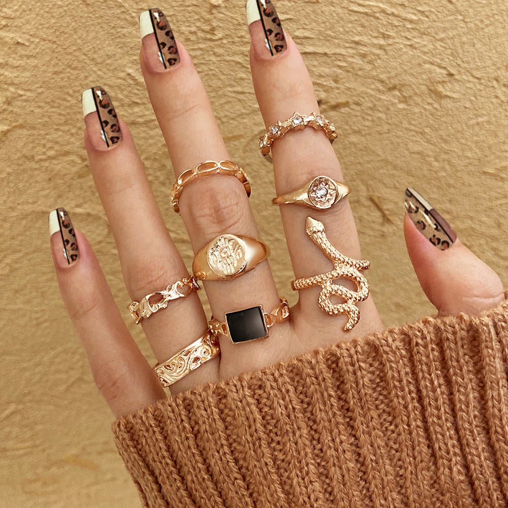 Ring Ins Small Joint Ring Set - Lunastein