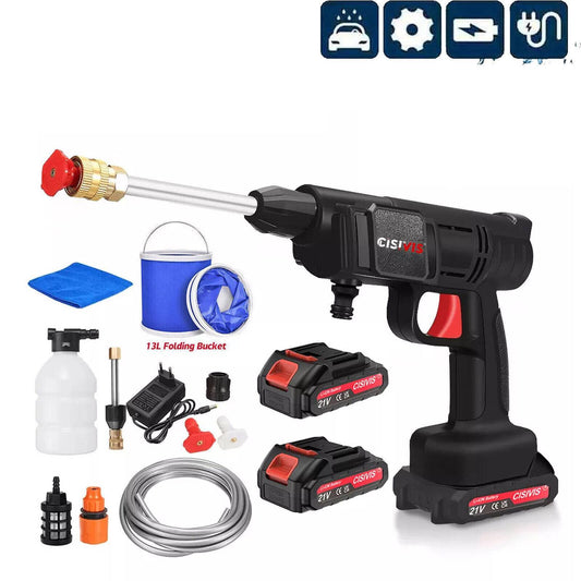 Akku Hochdruckreiniger 2 Akkus Auto Mobiler Druckreiniger Spritzpistole Love Local Jewelry