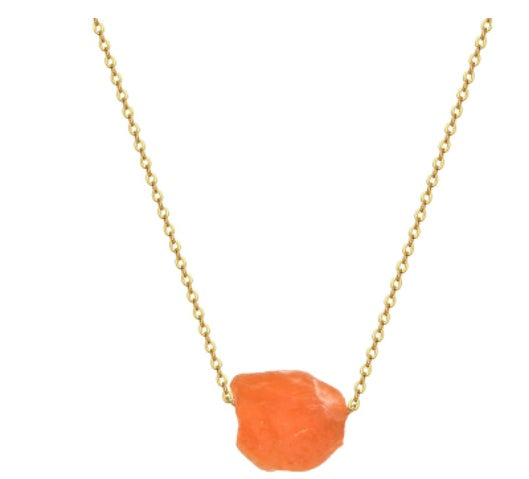 hot selling stone crystal pillar tree of life pendant ins fashion necklace schmuckneu