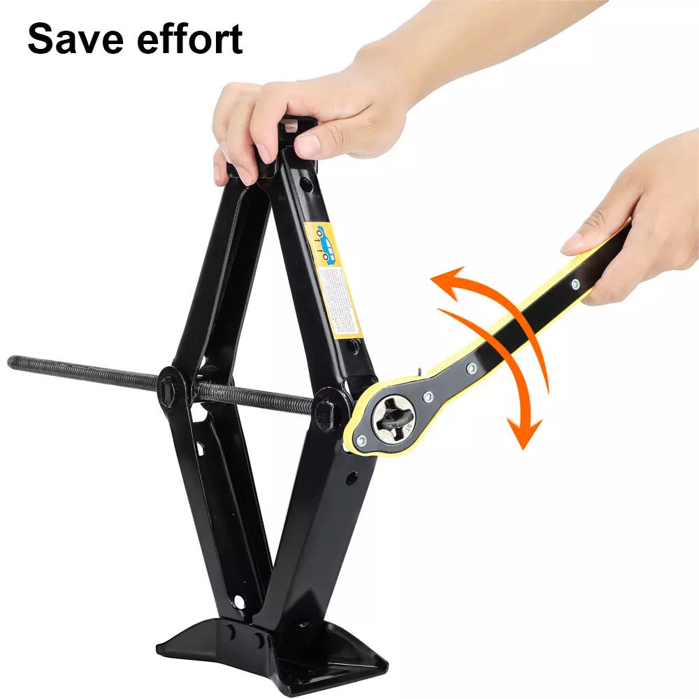 2025 car jack scissor jack lift for car-suv-mpv 2t with hand crank
