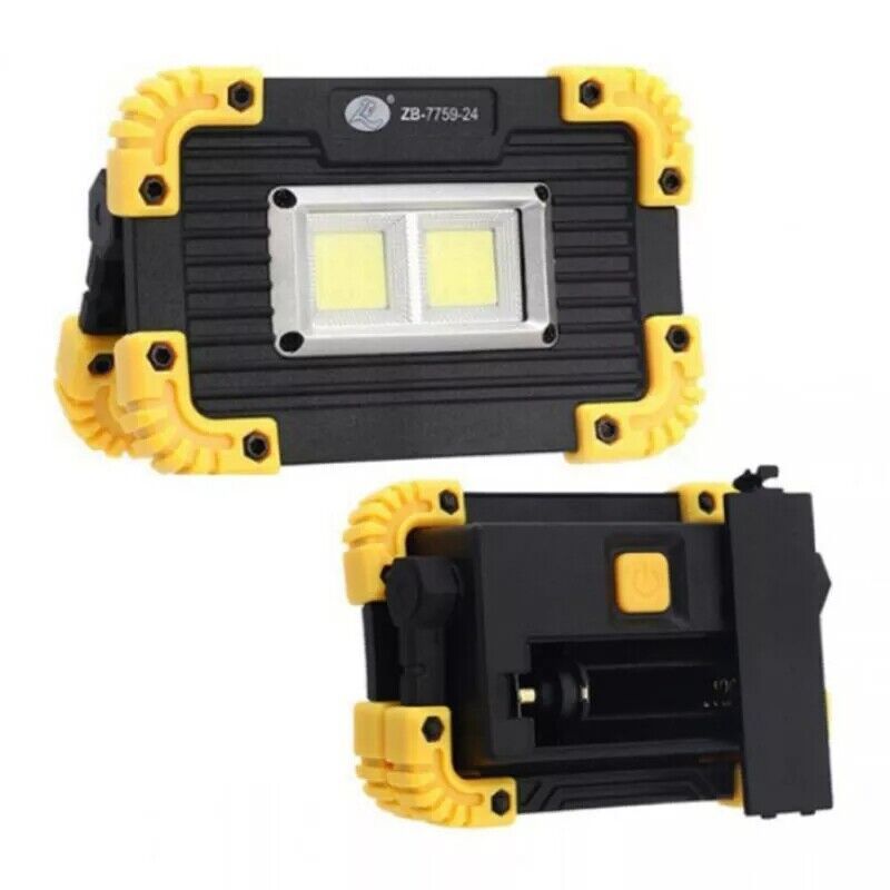 2x30W LED Arbeitsleuchte Akku Aufladbar Baustrahler Flutlicht Werkstattlampe Love Local Jewelry