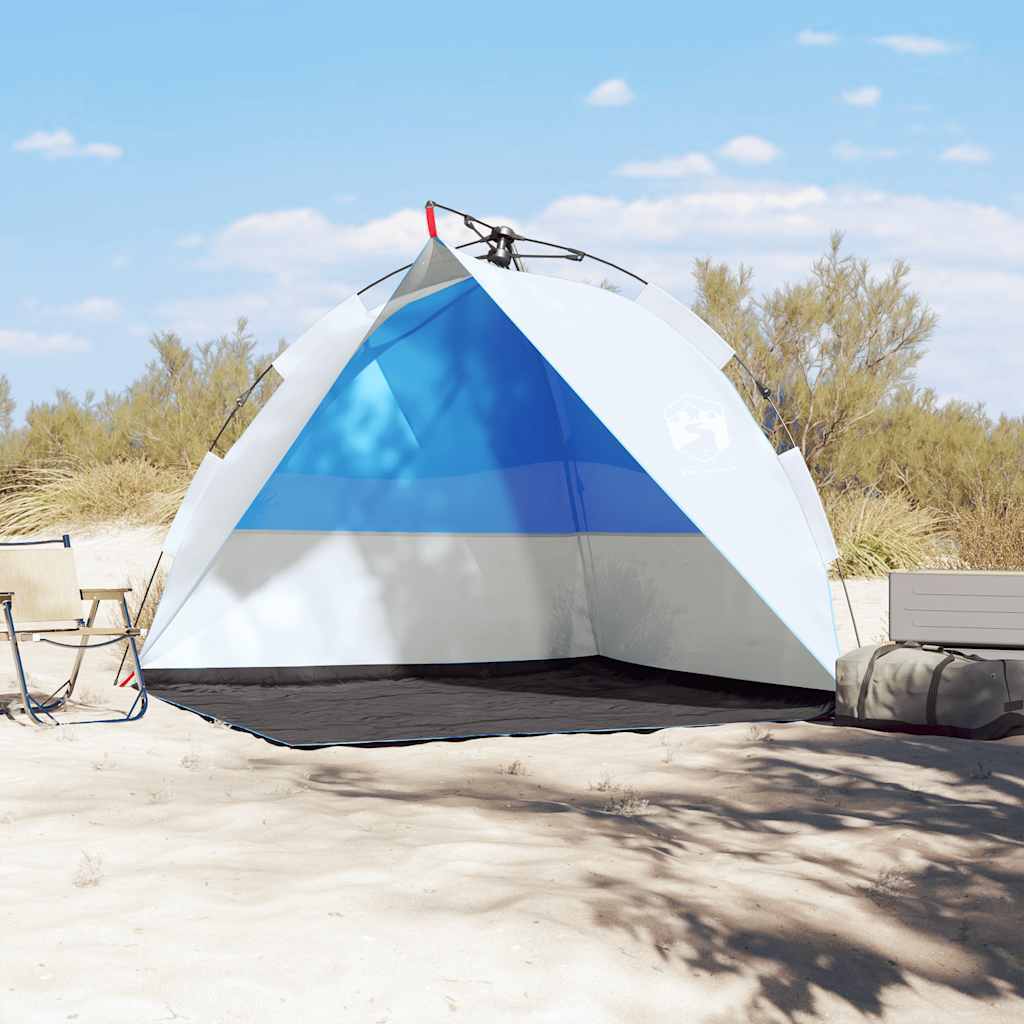beach tent azure blue quick release waterproof