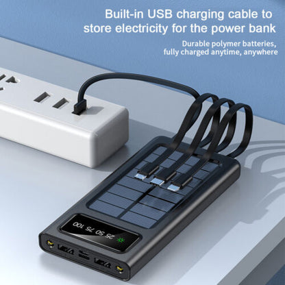 Solar Power Bank 900000mAh Tragbar Externer Batterie Ladegerat Fur Alle Handy DE SchmuckNeu
