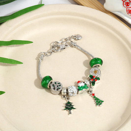 Winterwunder-Charms – Charm Armband mit Schneeflocken & Glöckchen - Lunastein