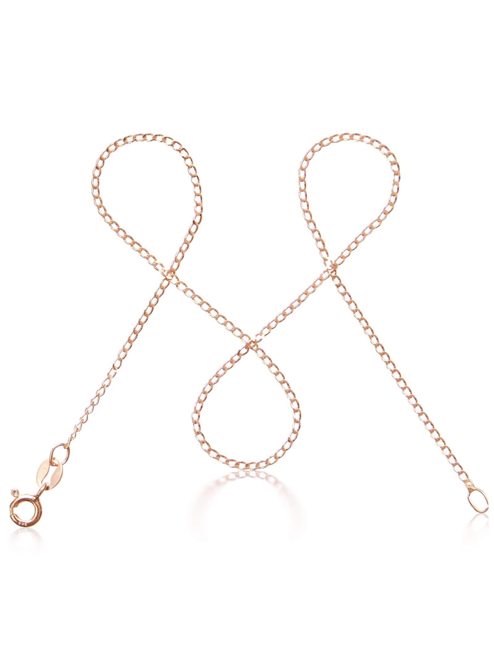 Panzerkette TIMELESS Filigran Roségold Vergoldet-1