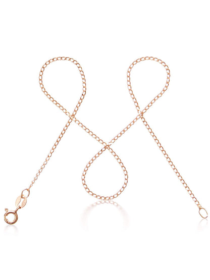 Panzerkette TIMELESS Filigran Roségold Vergoldet-1