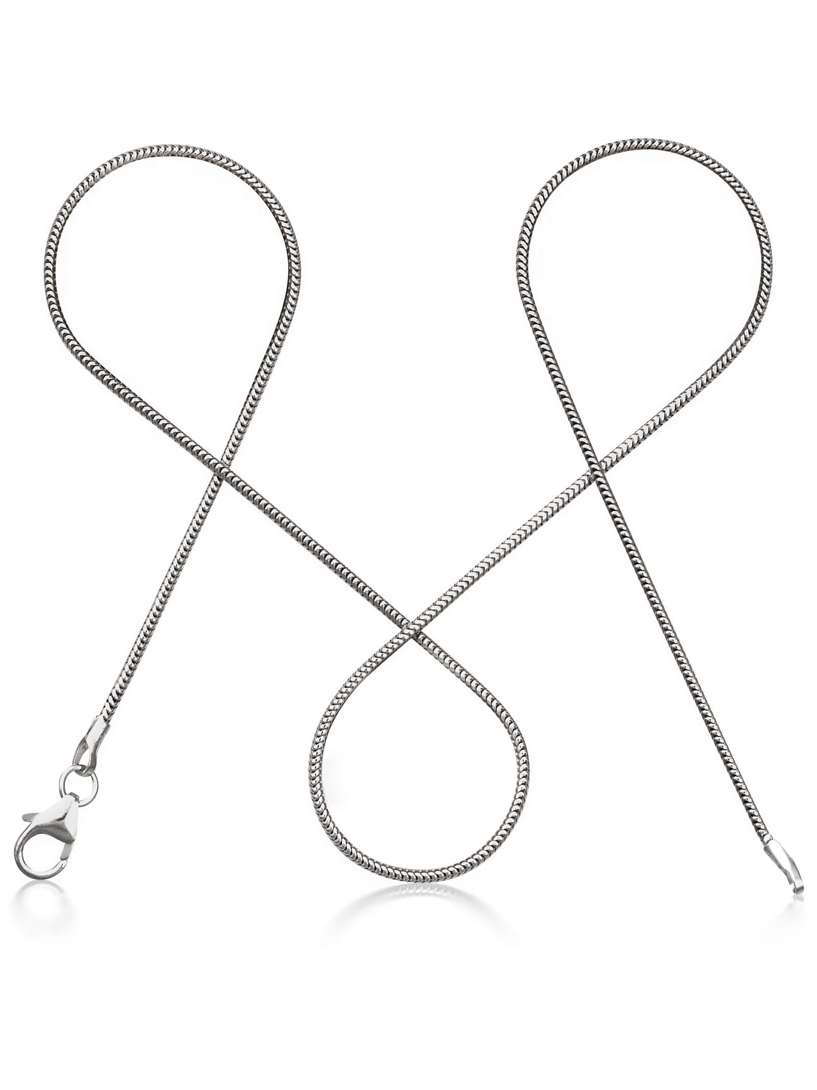 Schlangenkette ETERNITY Dünn Silber-1