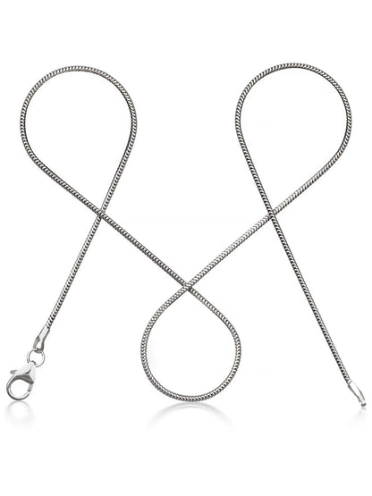 Schlangenkette ETERNITY Dünn Silber-1