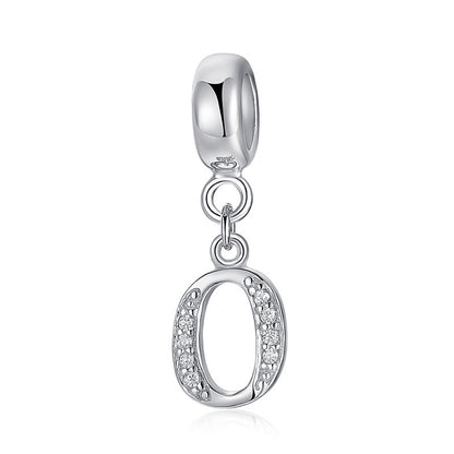 Initial Letter Charm – Individualler Buchstaben-Charm A-Z aus 925 Silber - Lunastein