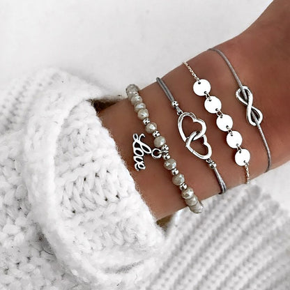 Bohemian Bracelets & Bangles Set Vintage Bead Boho Charm Bracelet For Women Jewelry Accessories Pulseras Mujer Bijoux Femme - Lunastein