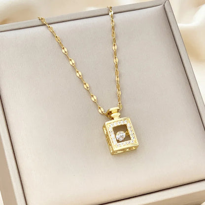 Crown & Charm – Halskette mit Zirkonia-Anhänger in 11 zauberhaften Designs - Lunastein