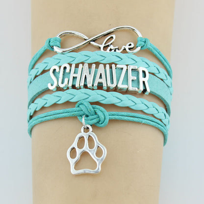 Paw Love – Schnauzer Edition Charm-Armband - Lunastein