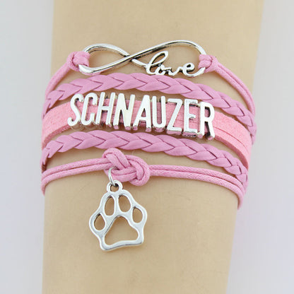 Paw Love – Schnauzer Edition Charm-Armband - Lunastein