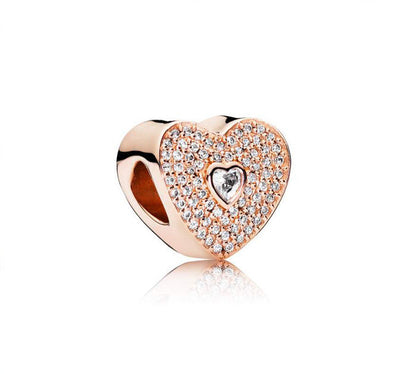 Roségold Charms 2025 – Blumen- & Herzperlen für dein DIY-Armband - Lunastein