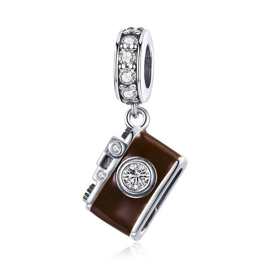 Snapshot Moment Charm 2025 – Kameraanhänger in 925 Silber - Lunastein
