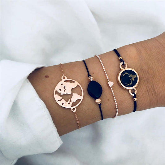 Bohemian Bracelets & Bangles Set Vintage Bead Boho Charm Bracelet For Women Jewelry Accessories Pulseras Mujer Bijoux Femme - Lunastein