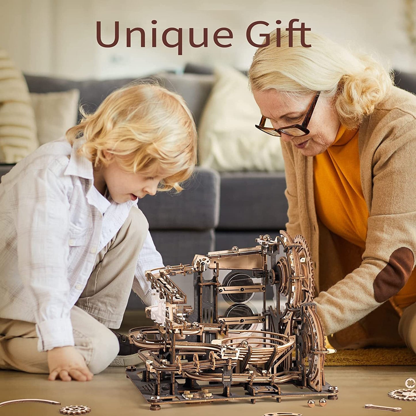 robotime rokr marble night city 3d wooden puzzle games assembly waterwheel model toys for children kids birthday gift schmuckneu