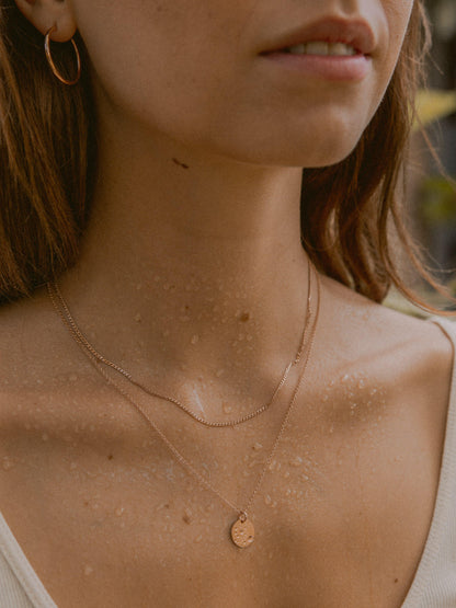 Panzerkette TIMELESS Filigran Roségold Vergoldet-4