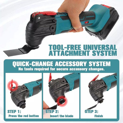 Oscillating Multi-Tool For Makita 18V Battery Versatile Cordless Sander With Sawing, Sanding And Cutting Functions No Batteries Or Chargers Required SchmuckNeu