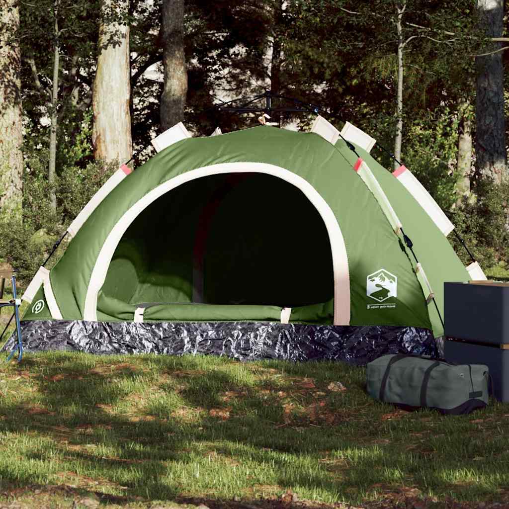 camping tent 2 persons green quick release