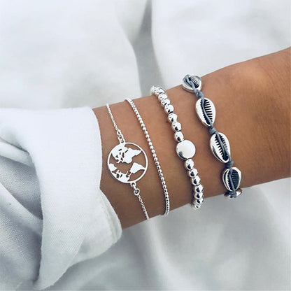 Bohemian Bracelets & Bangles Set Vintage Bead Boho Charm Bracelet For Women Jewelry Accessories Pulseras Mujer Bijoux Femme - Lunastein