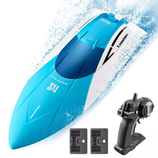 2025 RC-Boot, Ferngesteuertes Boot Fur Kinder Und Erwachsene, 2,4 GHz, Rennboote Fur Pools Und Seen, Alarm Bei Niedrigem Batteriestand, Kenterwiederherstellung, 2 Wiederaufladbare Battery Love Local Jewelry