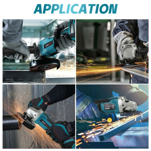 125mm winkelschleifer akku trennschleifer schleifmaschine flex mit 21v akkus 2