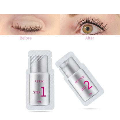 ICONSIGN 10 Pairs Pouch Eyelash Perm Lotion Lashes Lift Quick Perming 5 To 8 Minutes Beauty Makeup Tools SchmuckNeu