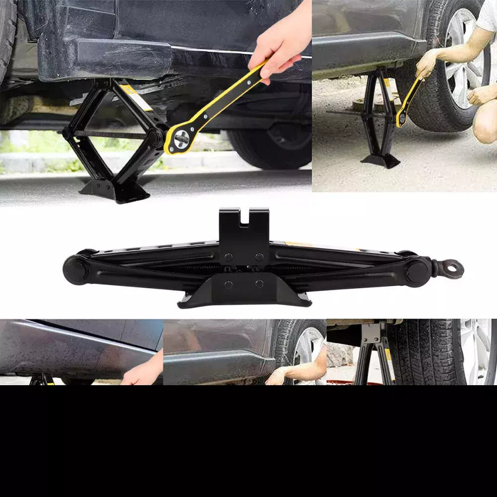 2025 car jack scissor jack lift for car-suv-mpv 2t with hand crank