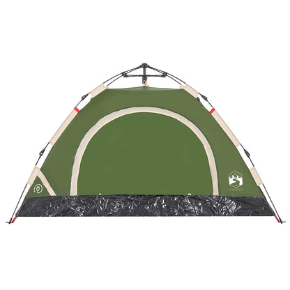 Camping Tent 2 Persons Green Quick Release