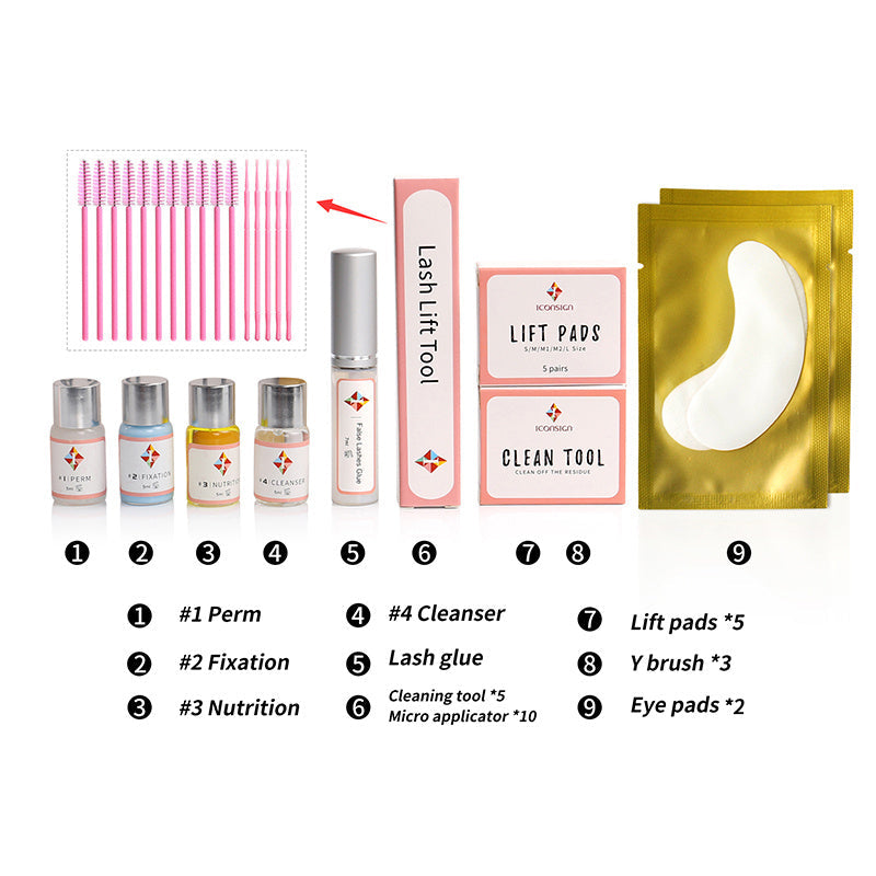 Upgrade Version Lash Lift Kit ICONSIGN Lifting Perm Eyelash Eyes Makeup Tools SchmuckNeu